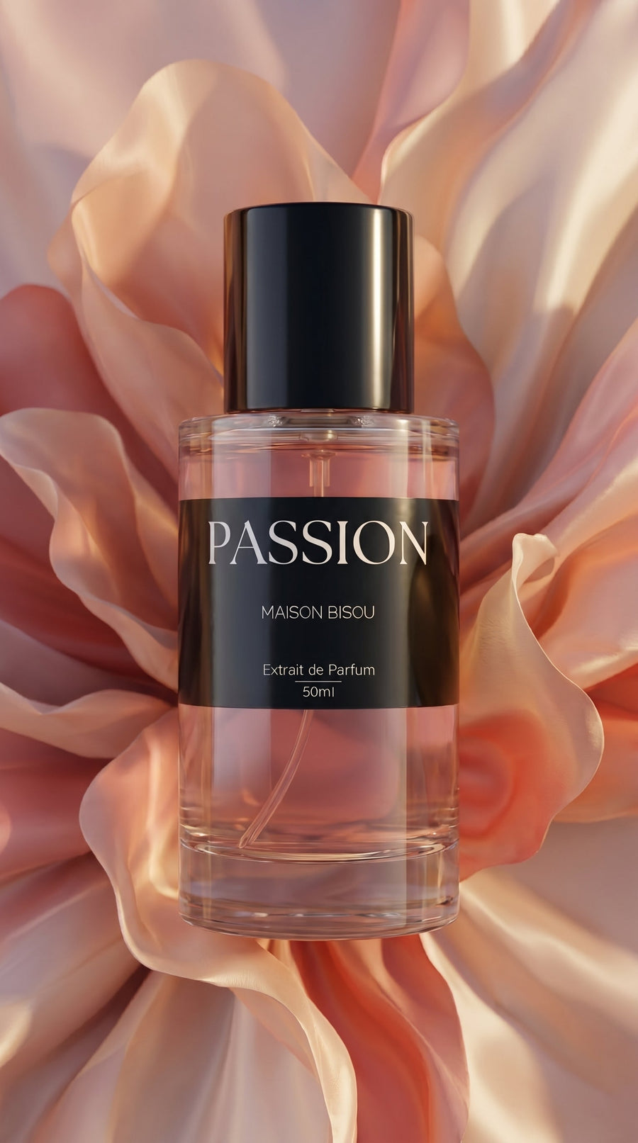 PASSION de Maison Bisou — notes de l'extrait de parfum floral
