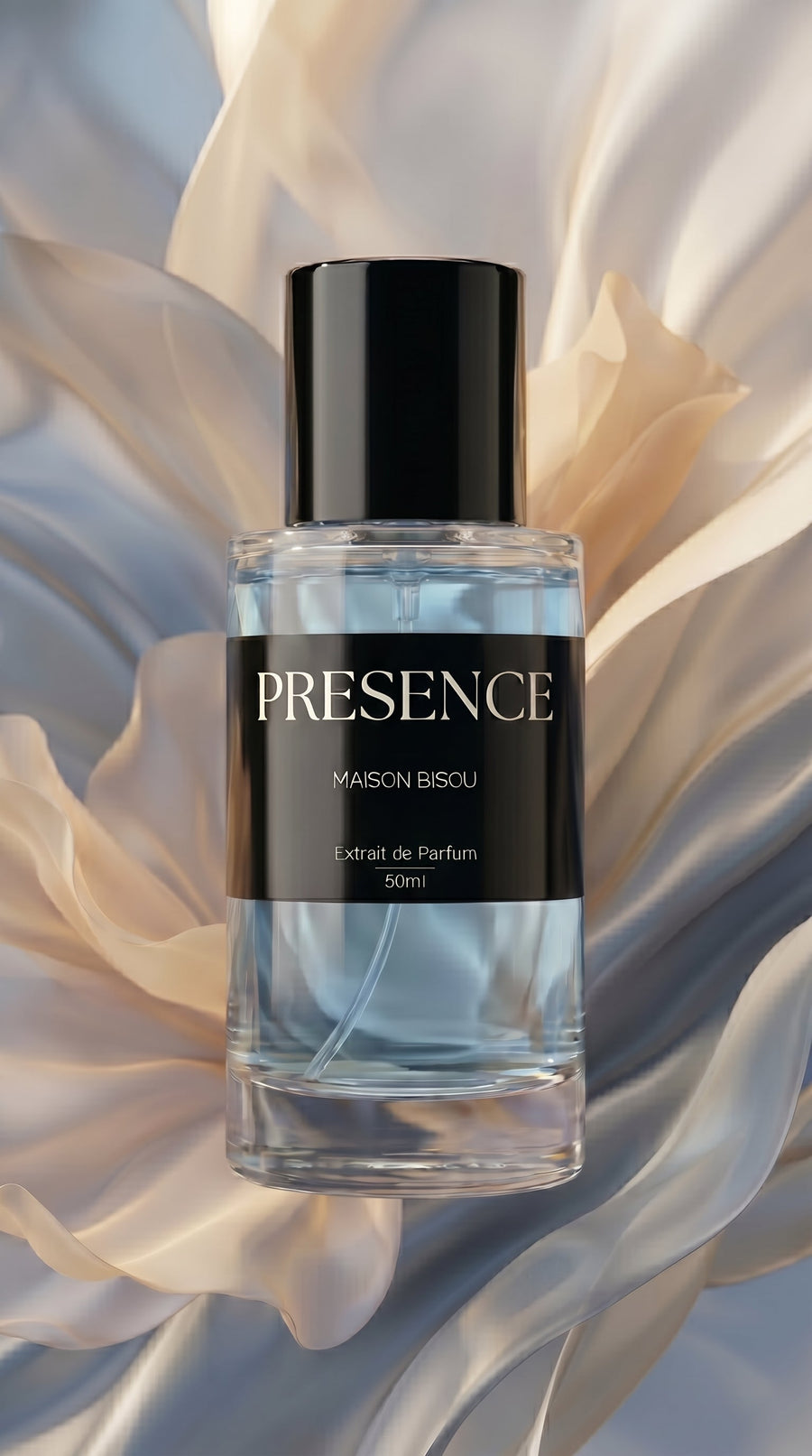 PRÉSENCE de Maison Bisou — notes de l'extrait de parfum frais